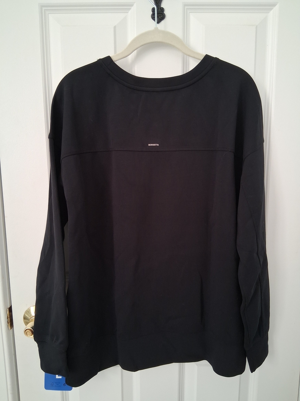 Mondetta Black Long-Sleeve Crewneck Sweatshirt - Picture 5 of 6